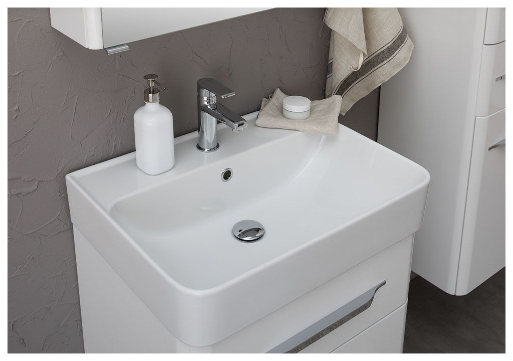 Мебель для ванной Aquanet Виченца 60 белый 00199301 - Вид №6