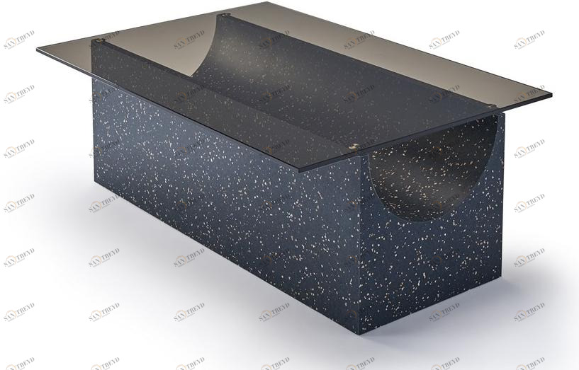 Sancal Прямоугольный журнальный столик со стеклянной столешницей iq surface Vestige sun-id-1398982