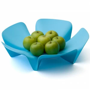 Ваза для фруктов голубая Flower QUALY - 00-3869544 Голубой