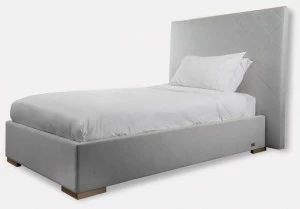 MORADA Двуспальная кровать из бархата Cubé Cube bdtws