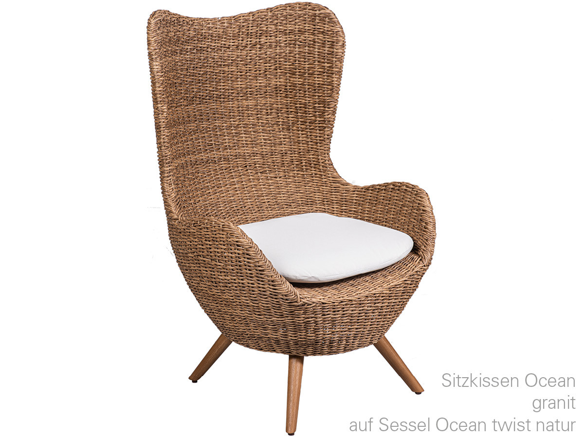 10.00.1625 Подушка кресла Ocean Outdoor Classic Ecru Mbm - Вид №2