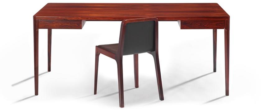 MOR DESIGN Стул из ореха и кожи Cast Ccupholwos - Вид №1