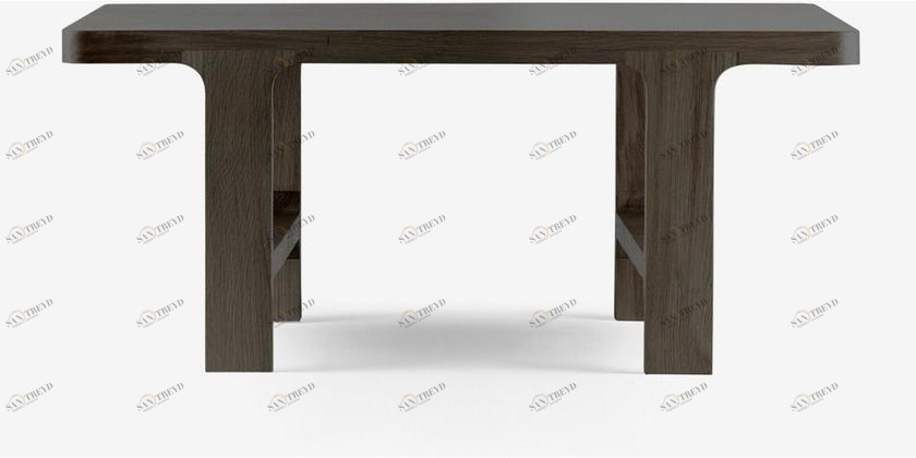 ALKI Низкий квадратный журнальный столик из дуба Emea sun-id-1417877