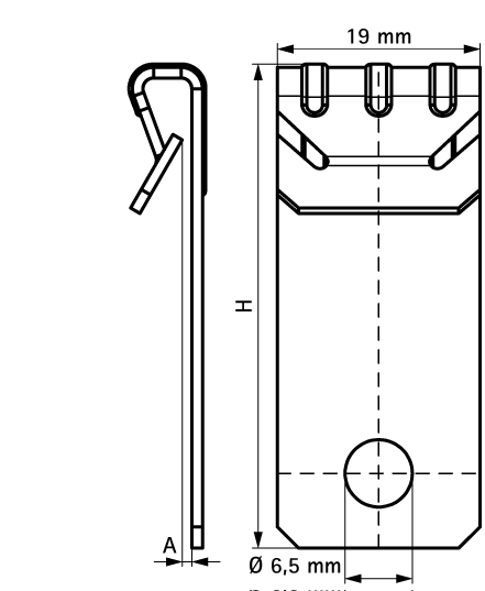 57020057 Крепление для электромонтажа Britclips® PHV для вертикальных балок WALRAVEN  - Вид №1