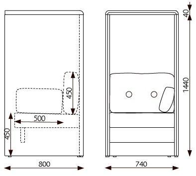 Glimakra of Sweden Кресло из ткани с высокой спинкой Limbus sun-id-1425978 - Вид №3