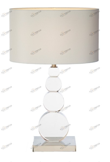 Настольная лампа Kai 5819 PUSHA ИНТЕРЬЕРНЫЕ 061986 Белый;прозрачный 