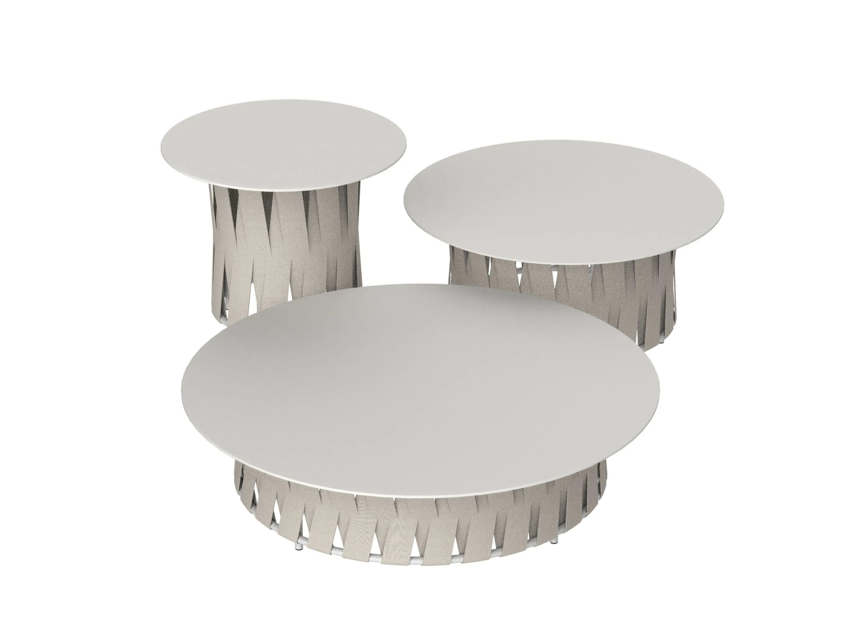 Низкий садовый стол с круглой столешницей из Дектона Nodo Italia цирк ARCH-00087223 - Вид №3