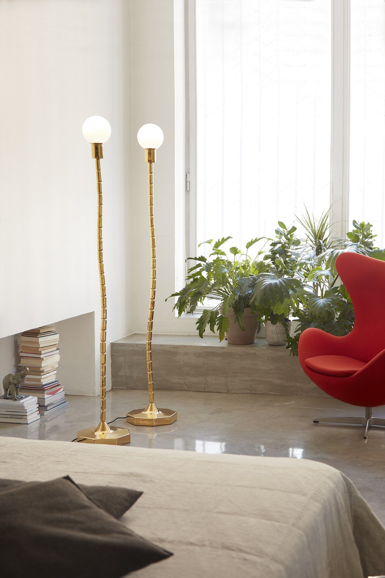 Керамическая светодиодная напольная лампа Ceramica Flaminia Косметика ARCH-00041608 - Вид №1