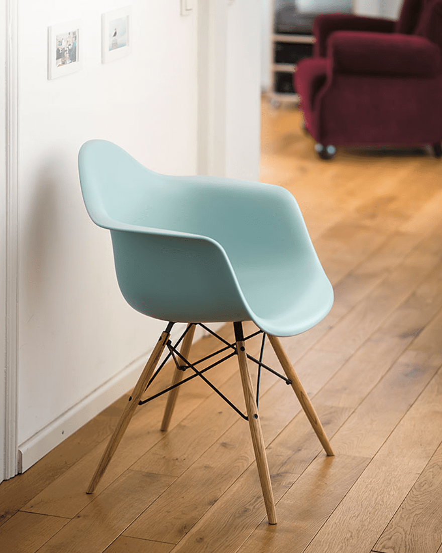 Стул Klassic Premium DAW Голубой (eames style) TASHOTI ДИЗАЙНЕРСКИЕ, EAMES STYLE 010023 Голубой  - Вид №2