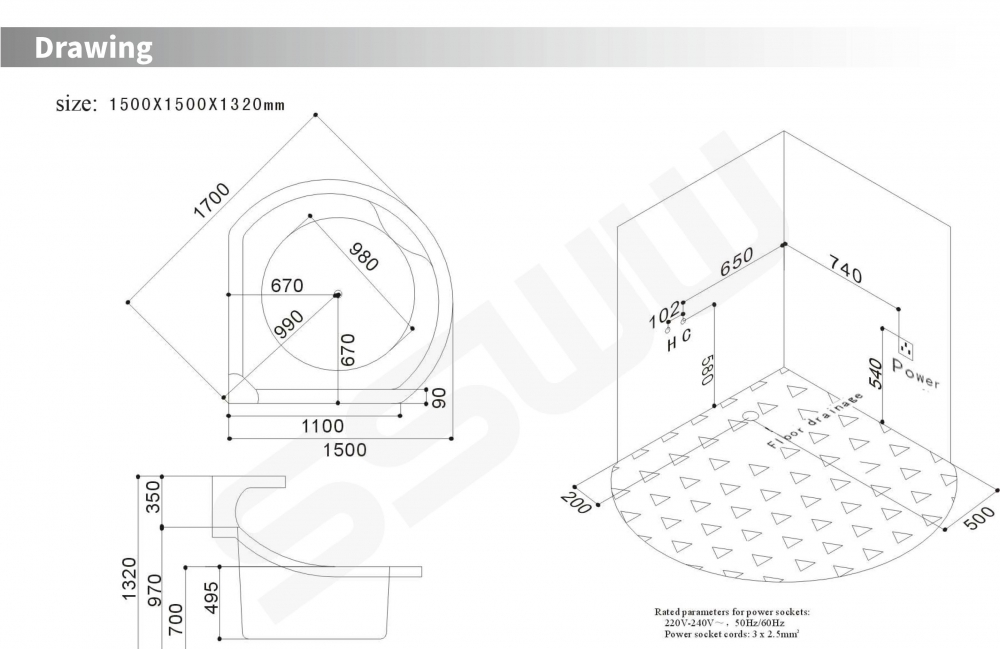 Whale Ванна гидромассажная SSWW  - Вид №8