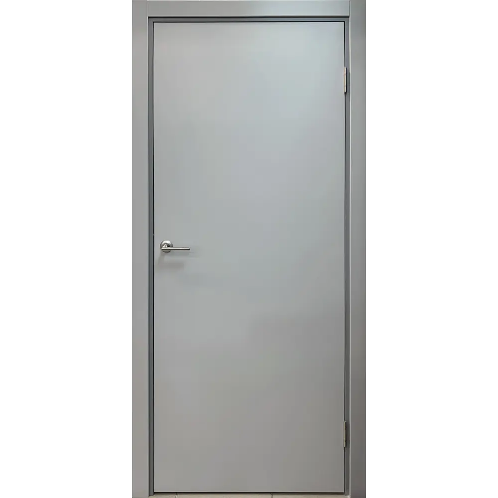 Kapelli Classic - межкомнатная дверь ПВХ серая 70x200 см 89893370 STLM-0080162