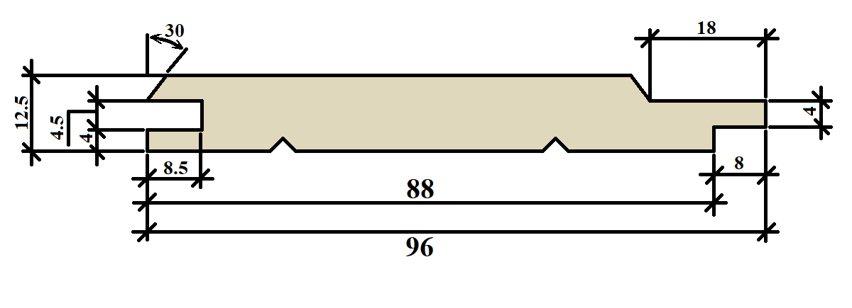 Евровагонка Santreyd из хвойных пород для внутренней и наружной отделки 81947959 STLM-0014599 - Вид №7