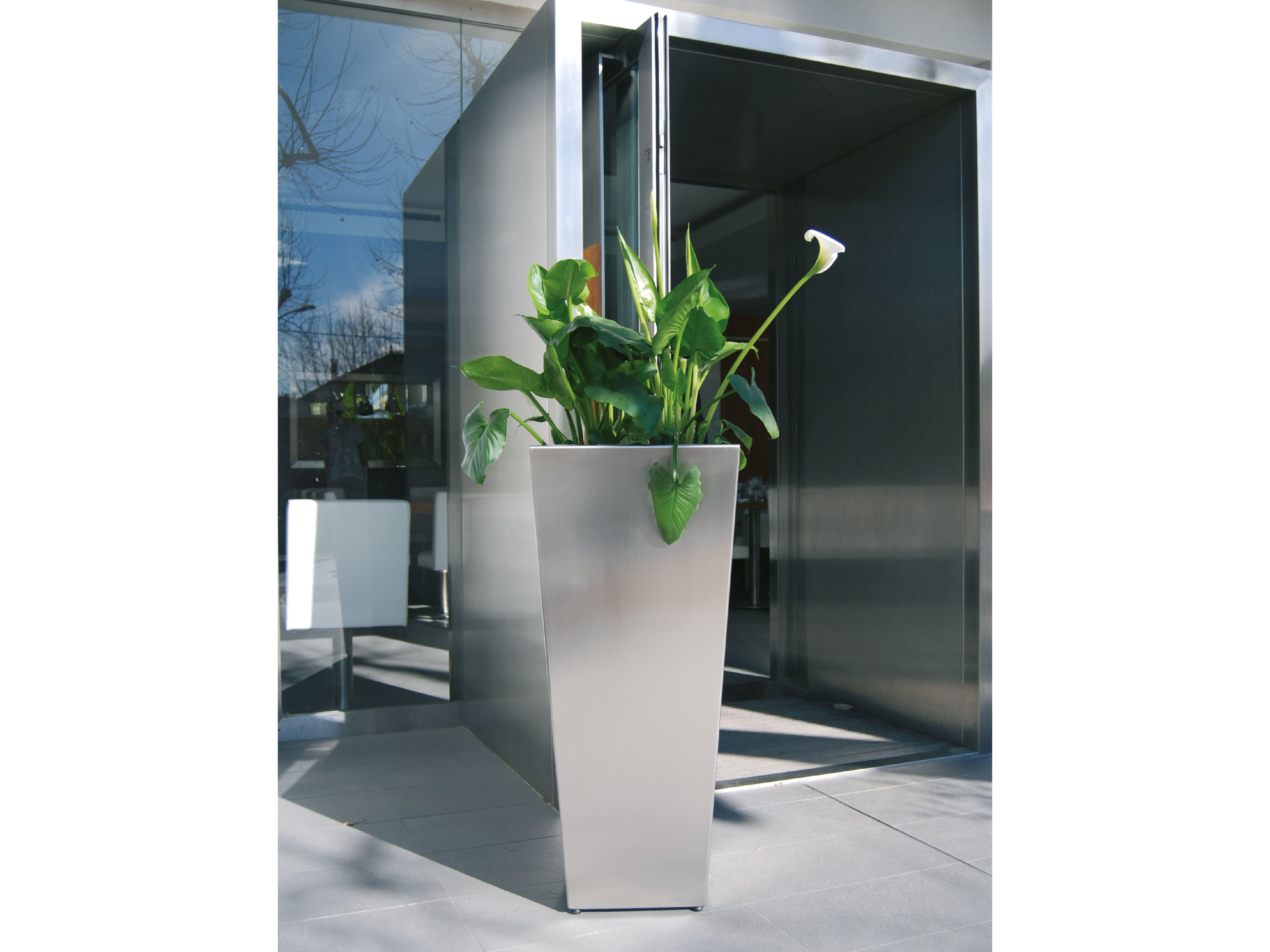 Высокая стальная плантатор Corten™ CYRIA I-KHÉOPS II ARCH-00050593 - Вид №2