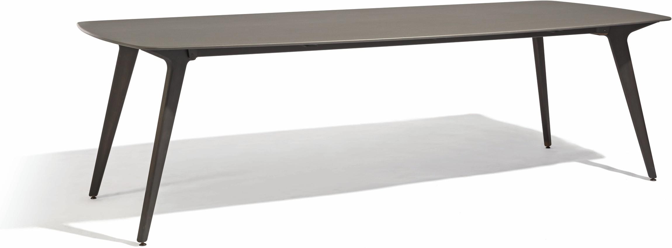 MNST967 Обеденный стол teak nero 264см x 118см Manutti Torsa