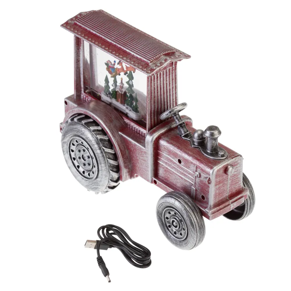 89380295 Электрогирлянда - фигура Трактор для дома 4 лампы 22.7 см красный STLM-1344939 Santreyd  - Вид №8