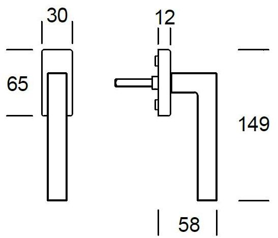 Reguitti Оконная ручка dk на розе Geneve Aq03dkq1588 - Вид №2