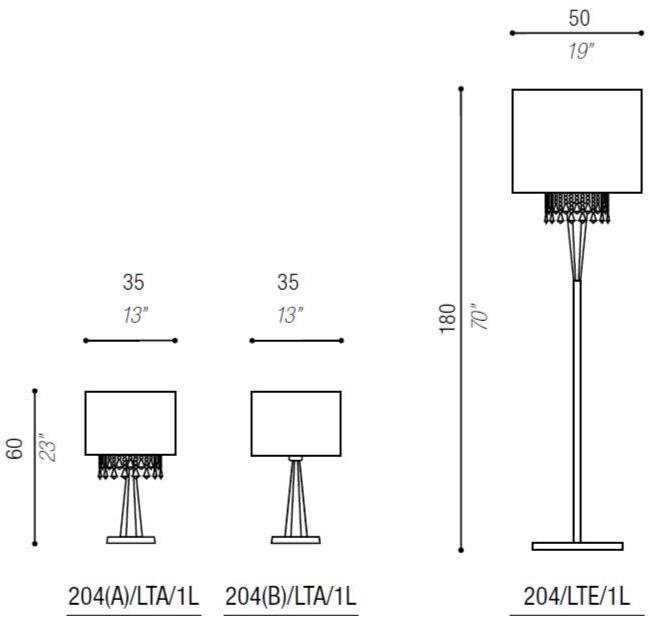 Aiardini Настольная лампа Flavia sun-id-1440687 - Вид №1