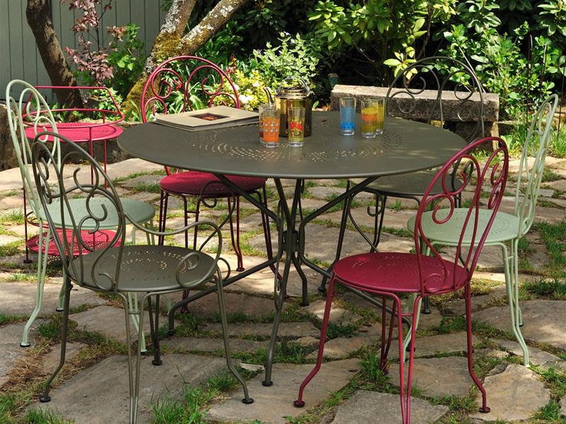 Fermob Круглый алюминиевый садовый столик Montmartre 1060 - Вид №1