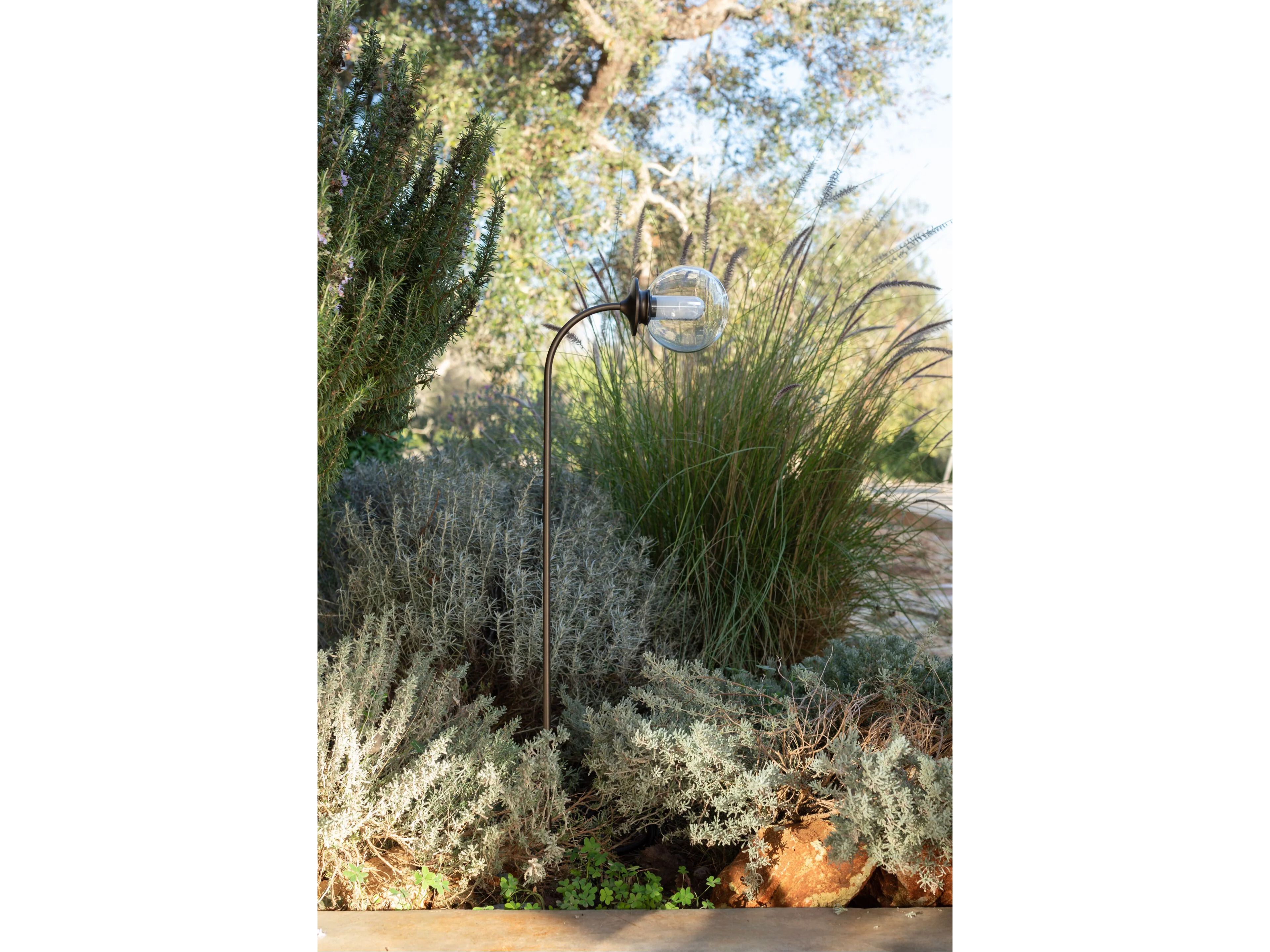 Стальной и стеклянный светодиодный световой столб Platek Balina ARCH-00111728 - Вид №1