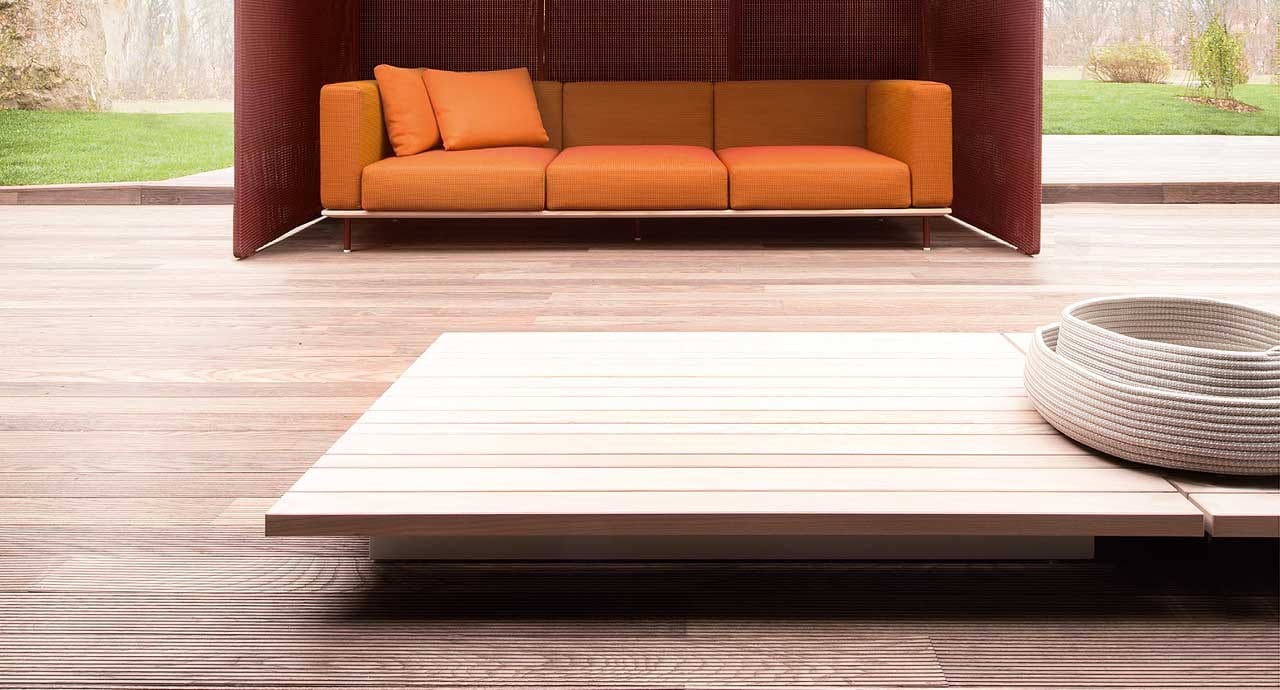 Деревянный прямоугольный низкий журнальный столик Paola Lenti ARCH-00075345 - Вид №2