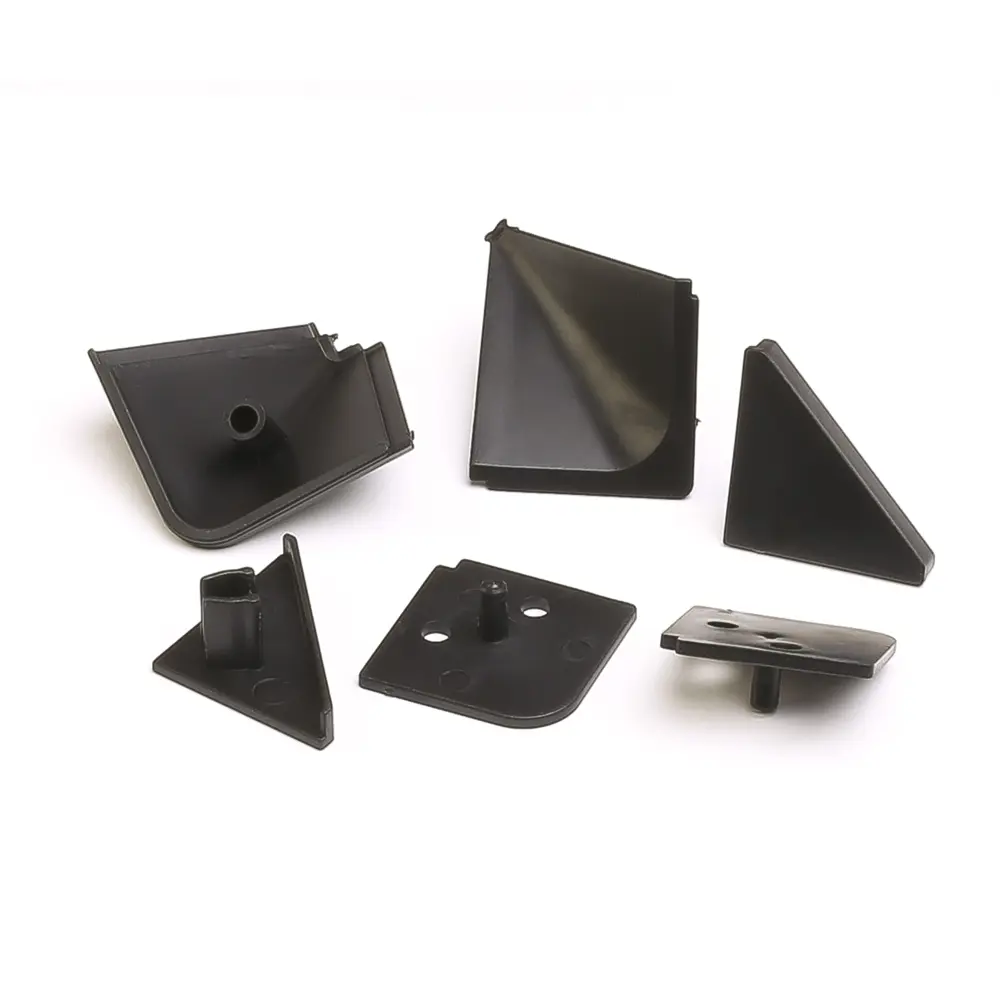 Santreyd - Декоративные заглушки для плинтуса черные 6 шт 89077972 STLM-0078083