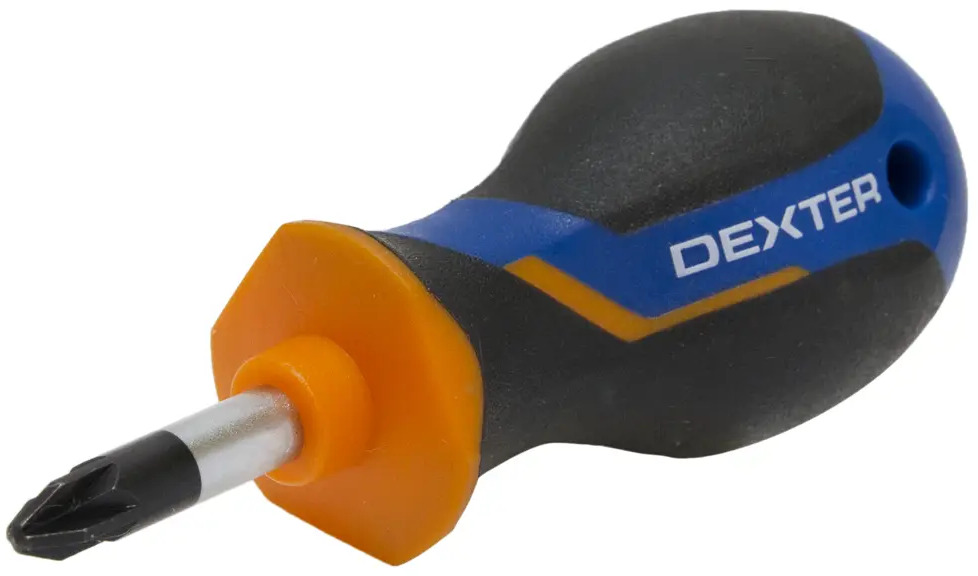 Крестовая отвертка Dexter PZ2 с магнитным наконечником 18147730