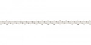 07с2355/120 Шнурки со светоотражающей полосой 6 мм 120 см белый Gamma