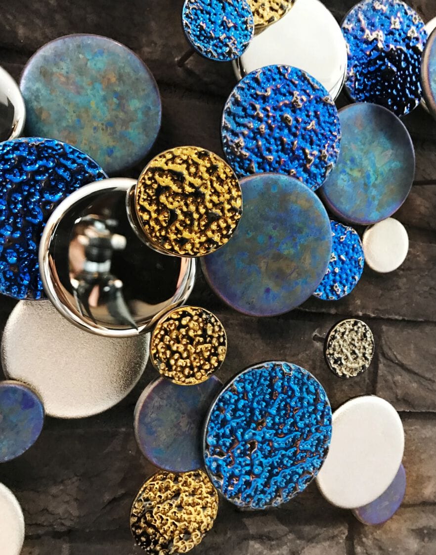 Декоративная стеклянная панель PlusObject BLUE GALAXY ARCH-00145552 - Вид №2