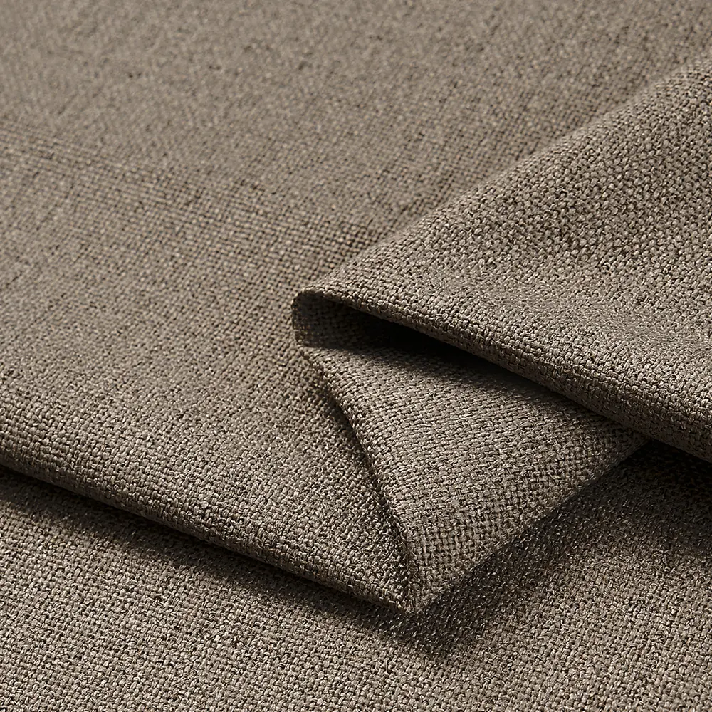 Штора на ленте со скрытыми петлями KREAFORTA Plaga 200x300 см цвет серо-коричневый STLM-2011045 - Вид №4