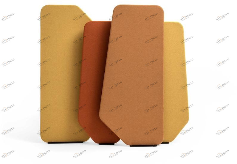 ESTEL GROUP Отдельностоящая звукопоглощающая офисная перегородка из ткани sun-id-1411650