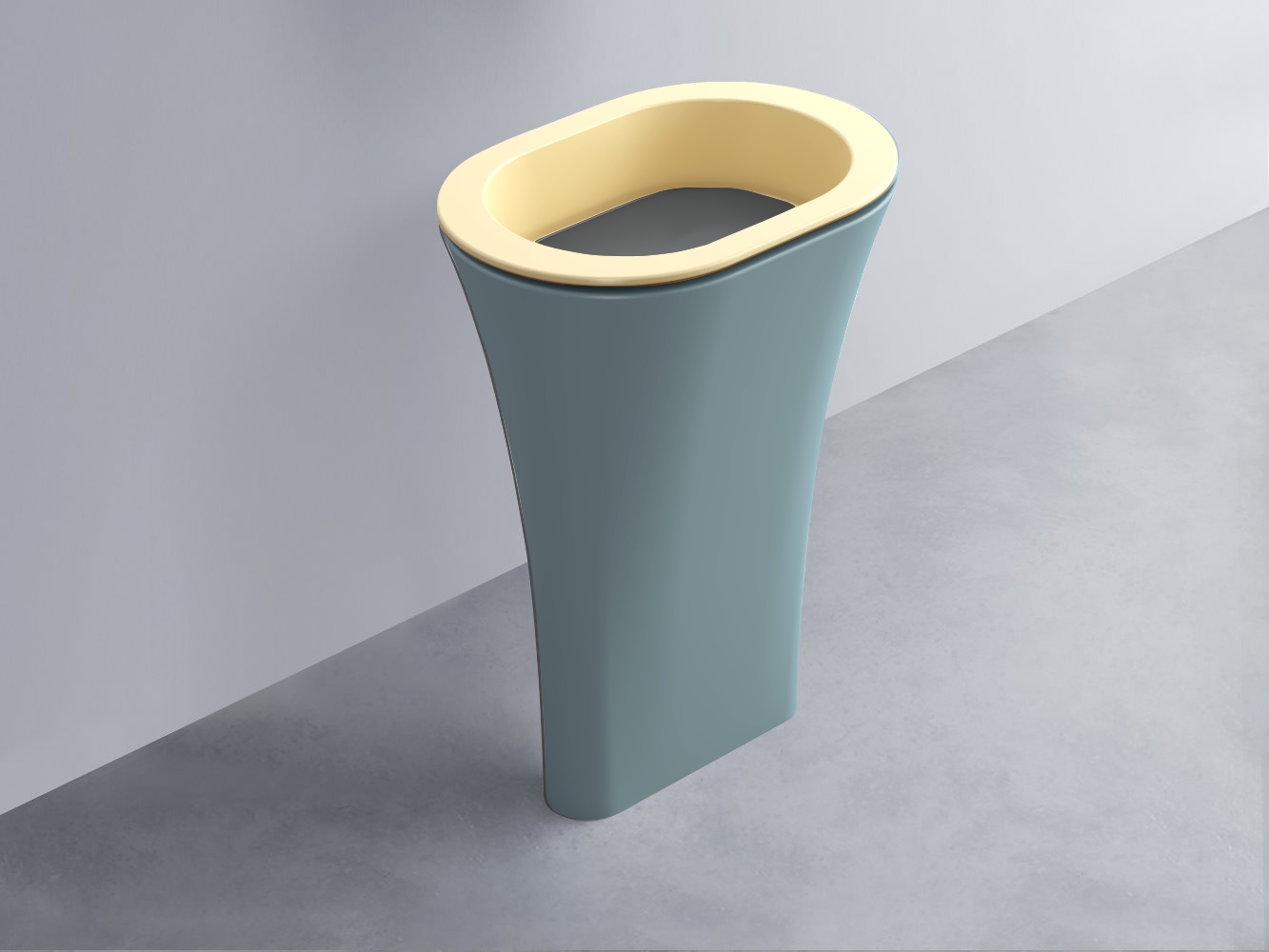 AMLA65-CN+AMPILO-CM+AMCOLO-PL Раковина Amedeo Ovale отдельностоящая cielo Enjoy + Amedeo Ceramica Cielo