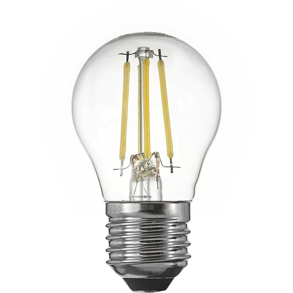 Лампа светодиодная Osram P E27 220/240 В 4 Вт шар 470 лм нейтральный белый свет 85306918 STLM-2158604  - Вид №1