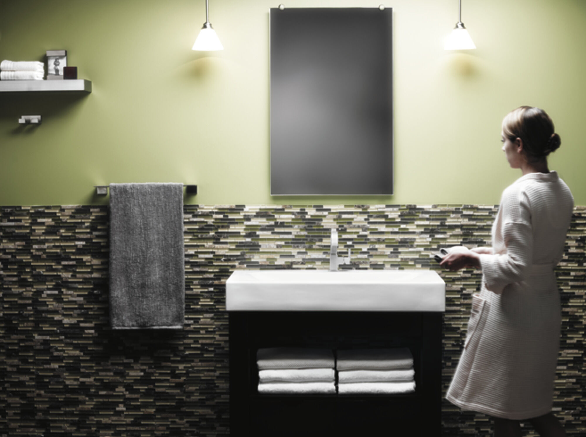 553LF-SS Смеситель для ванной с одной ручкой Delta Faucet Vero Нержавеющая сталь - Вид №1