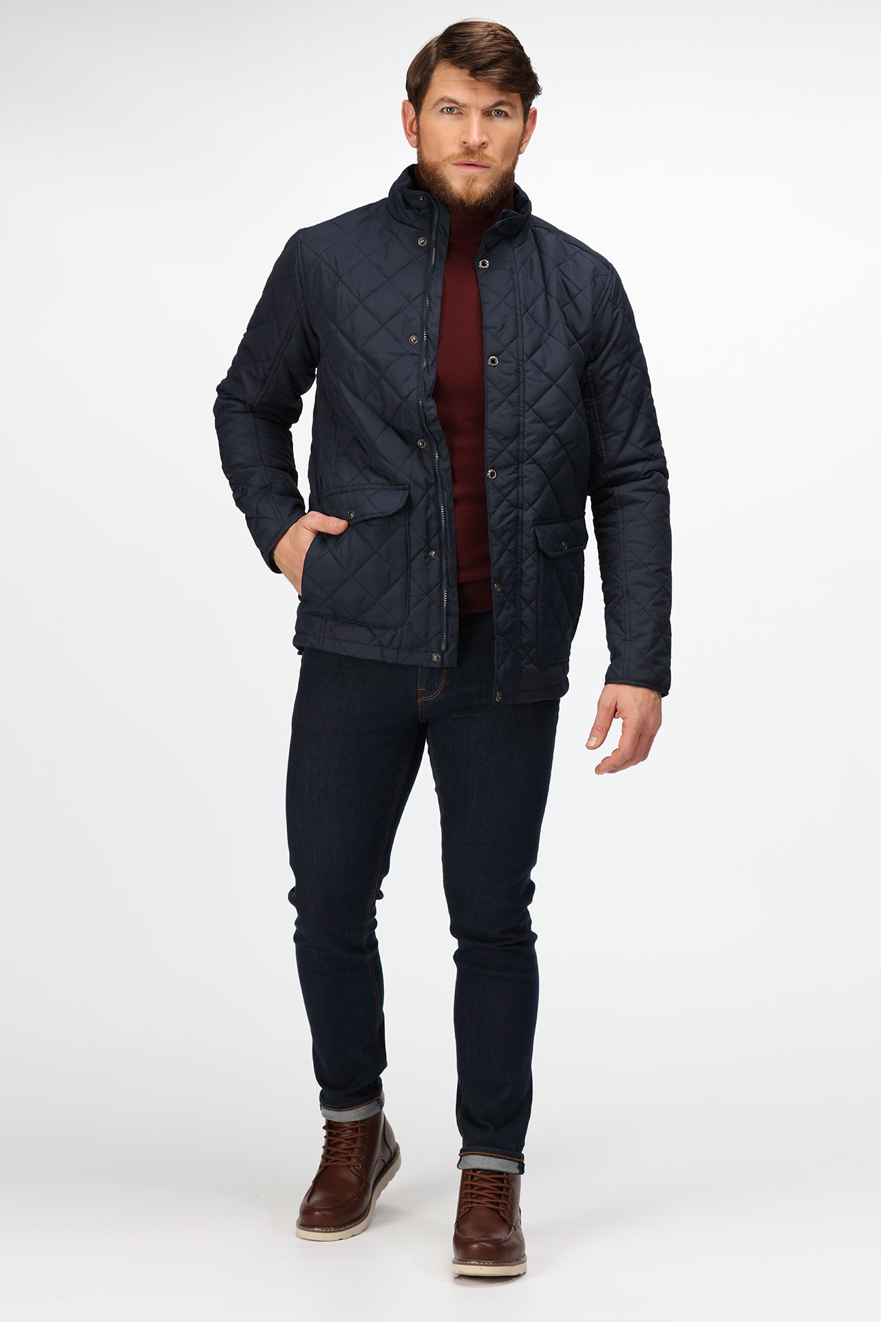 5042258 Куртка РЕГАТТА ПРОФЕШИОНАЛ ТАЙЛЕР утепленная синяя  Демисезонная одежда размер S (44-46) Спецодежда  - Вид №5