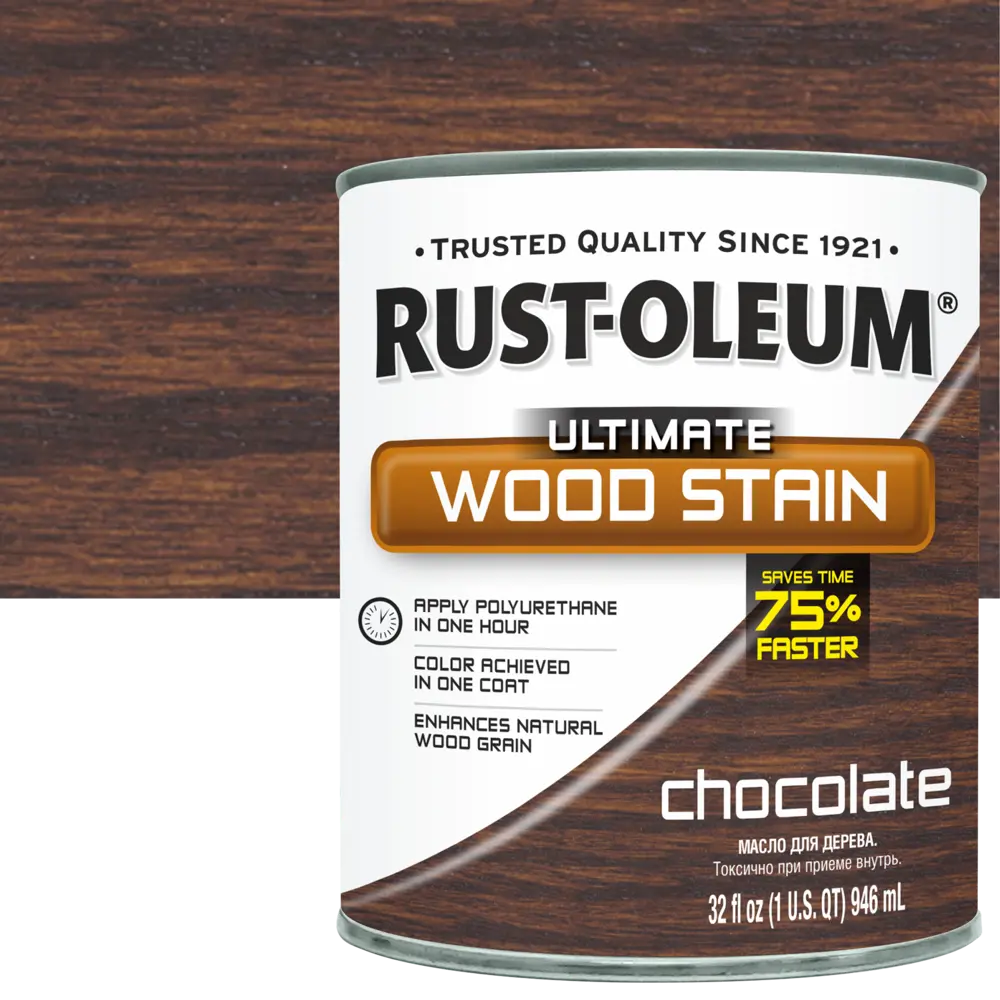Масло тонирующее Ultimate цвет шоколад 0.946 л 82482329 STLM-2082539 RUST-OLEUM 