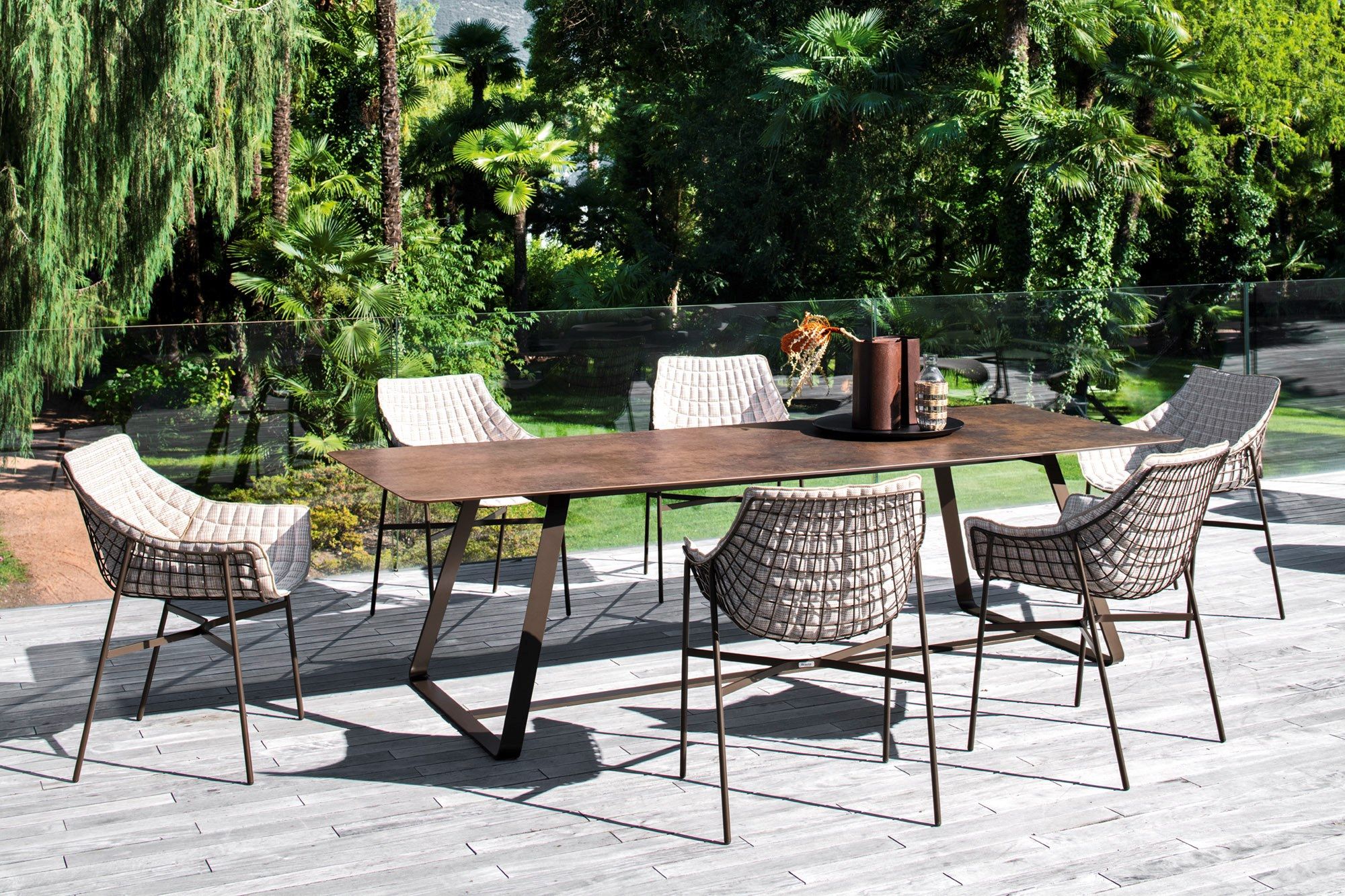 Прямоугольный стальной стол Varaschin Колонаки ARCH-00064425 - Вид №5