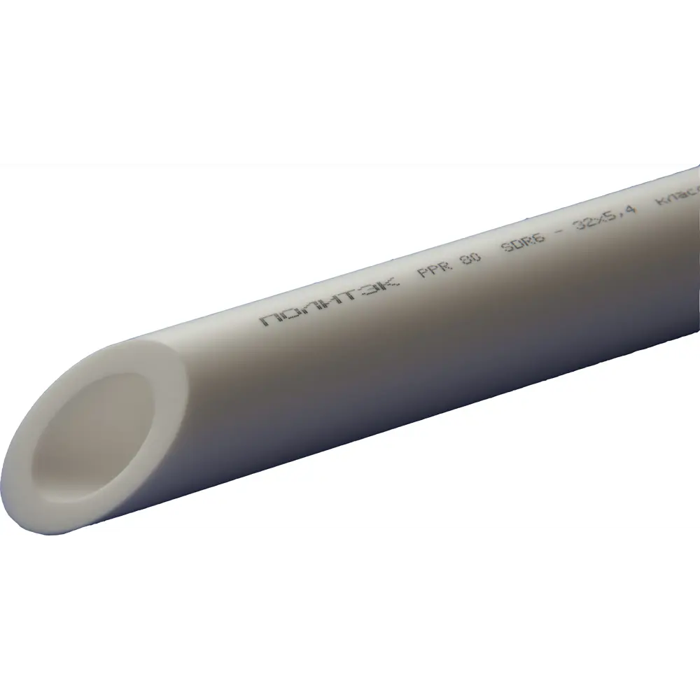 Труба полипропиленовая Политэк 63x10.5 мм SDR 6 PN 20 4 м STLM-2209516