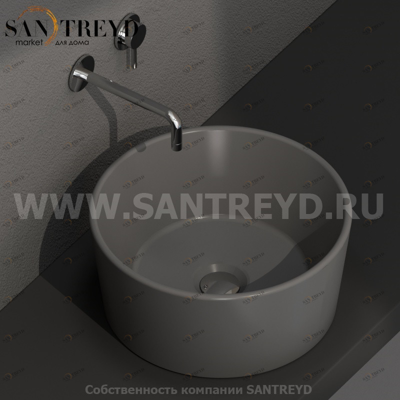 FO035SK Накладная раковина на столешницу  круглая Ceramica Globo 