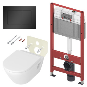 K440407.WCD Комплекты из инсталляций, панелей смыва и унитазов Duravit D-Neo Tece