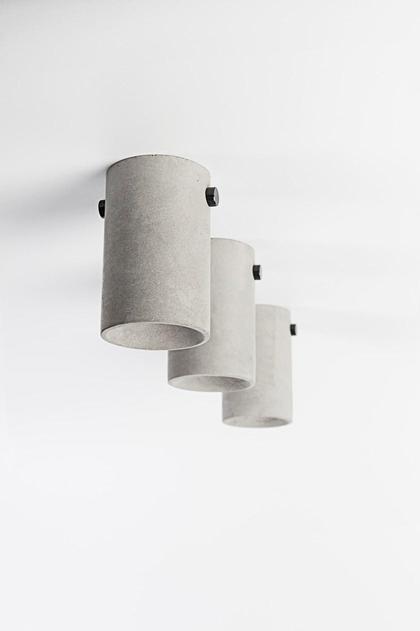 Bentu Design Светодиодный потолочный светильник из бетона Lv C124150  - Вид №3