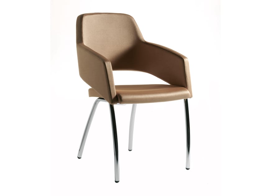 Стул для конференций с мягкой тканью и подлокотниками SITIA Major ARCH-00065593