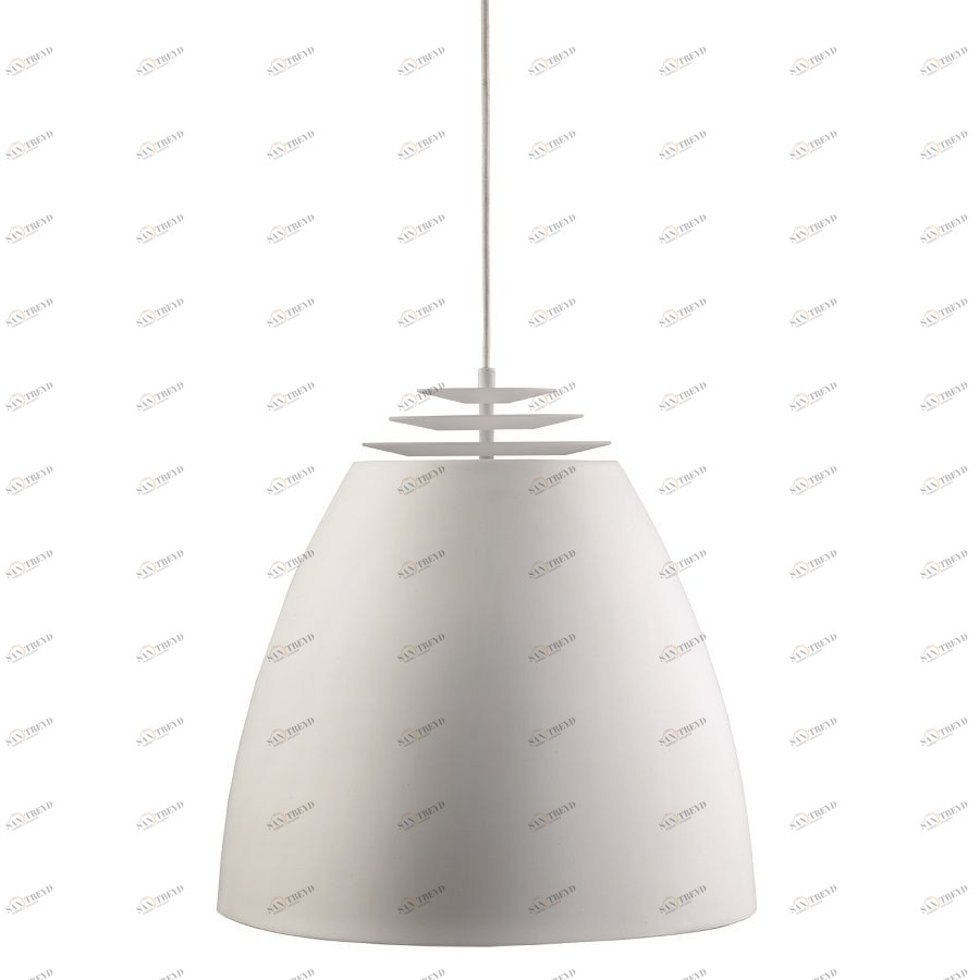 Лампа подвесная Buzz, белая матовая, белый шнур Frandsen 111000166