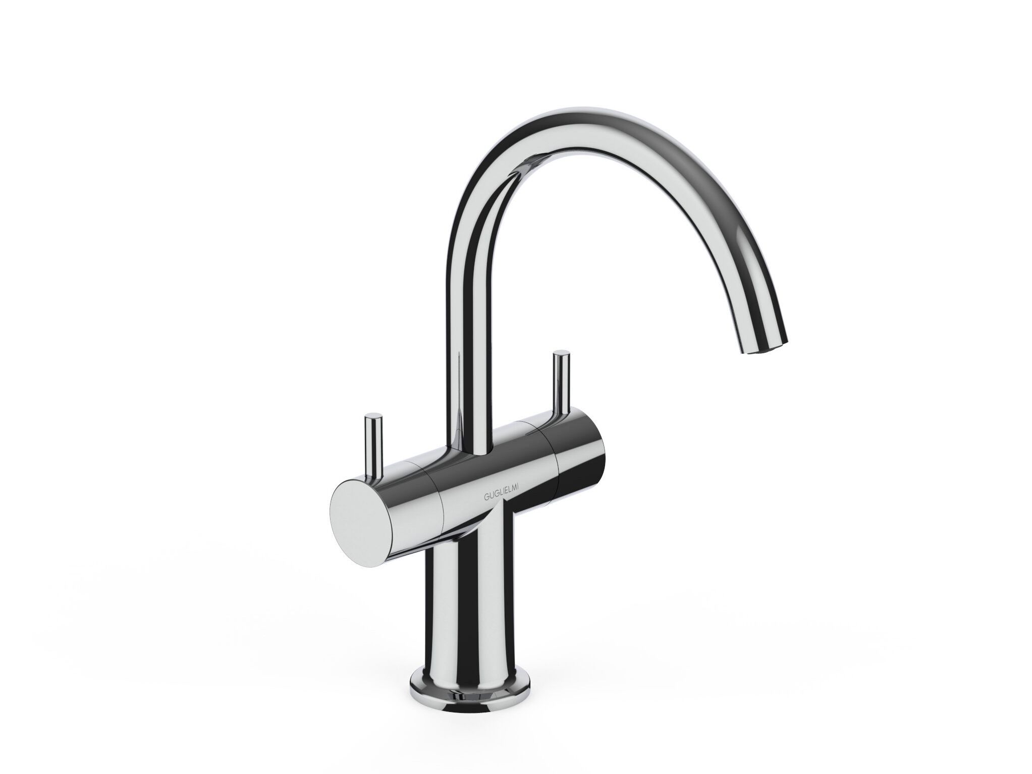 Смеситель для раковины из латуни с регулируемым горлышком GUGLIELMI RUBINETTERIE Sprint ARCH-00088587 - Вид №1