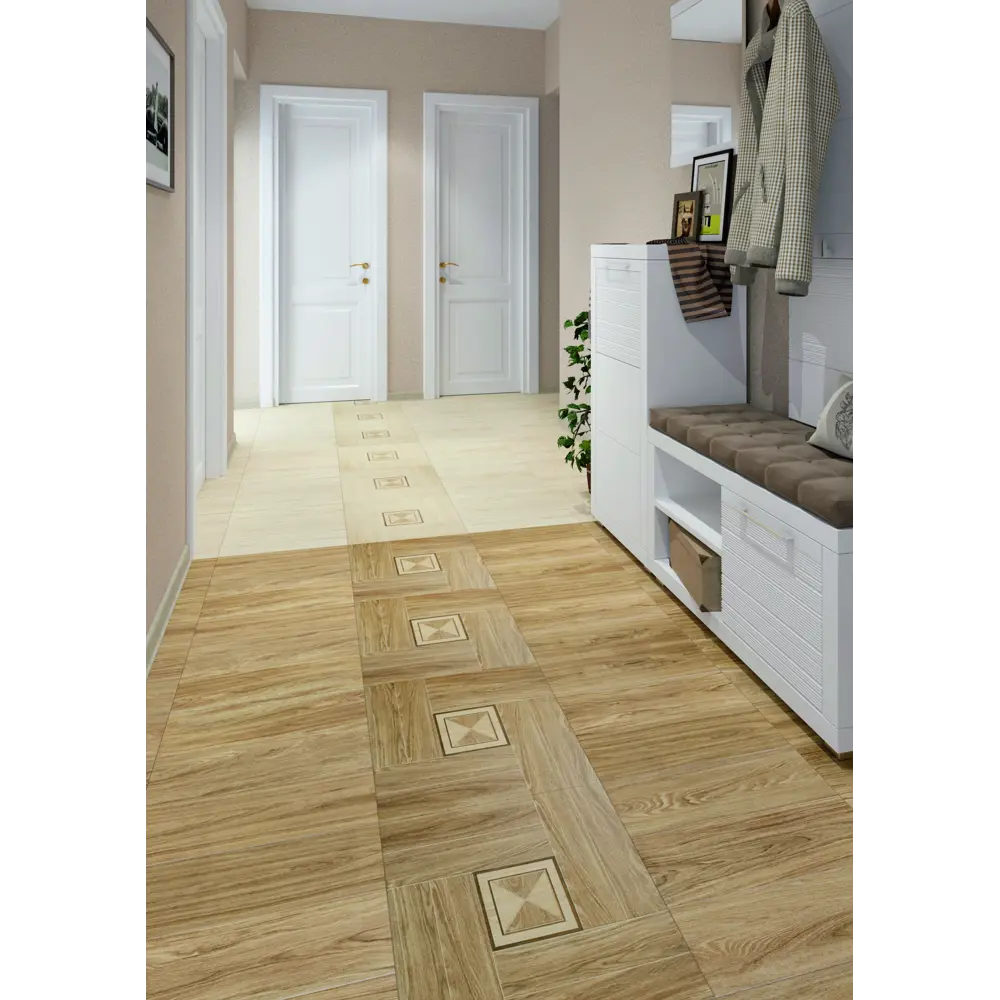 Керамогранит LB Ceramics Twister 45x45 см 1.62 м² цвет бежевый 85941997 STLM-2029233 - Вид №4