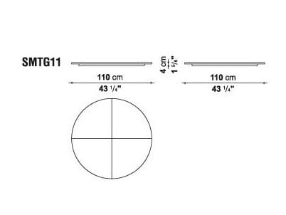 Круглый деревянный стол с Lazy Susan Maxalto Xilos ARCH-00012359 - Вид №3
