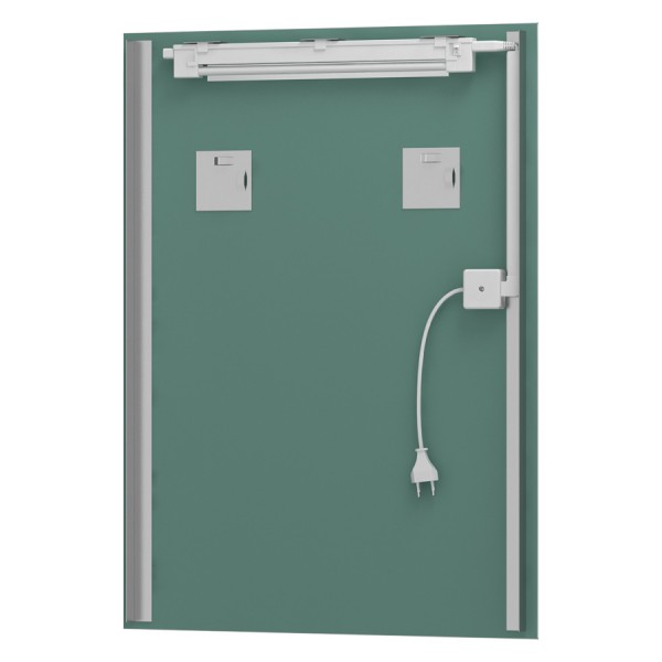 Зеркало со встроенным LUM-светильником 6 W (40х75 cm) EVOFORM LUMLINE BY 2000 sun-id-561517 - Вид №1