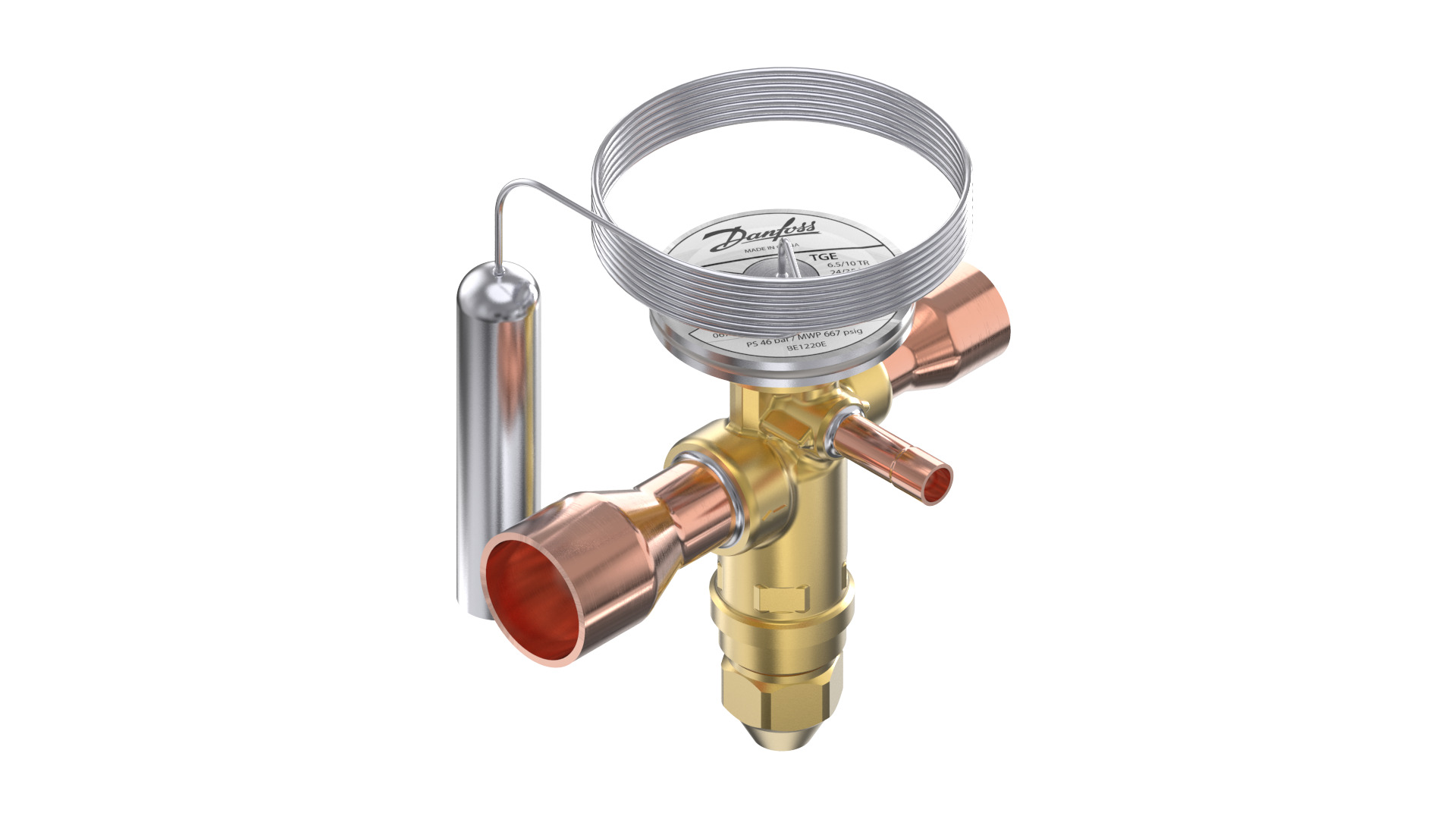 Danfoss TGE — Клапаны терморегулирующие со встроенными клапанными узлами TGE 40-40 Клапан терморегулирующий 067N3019  - Вид №15