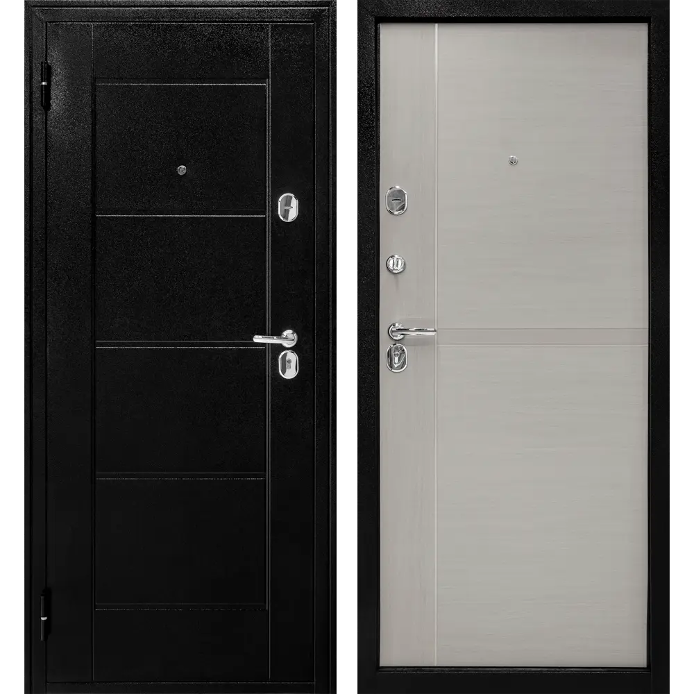 Металлическая входная дверь Форпост 75 с отделкой под бук 89350114 STLM-1403234