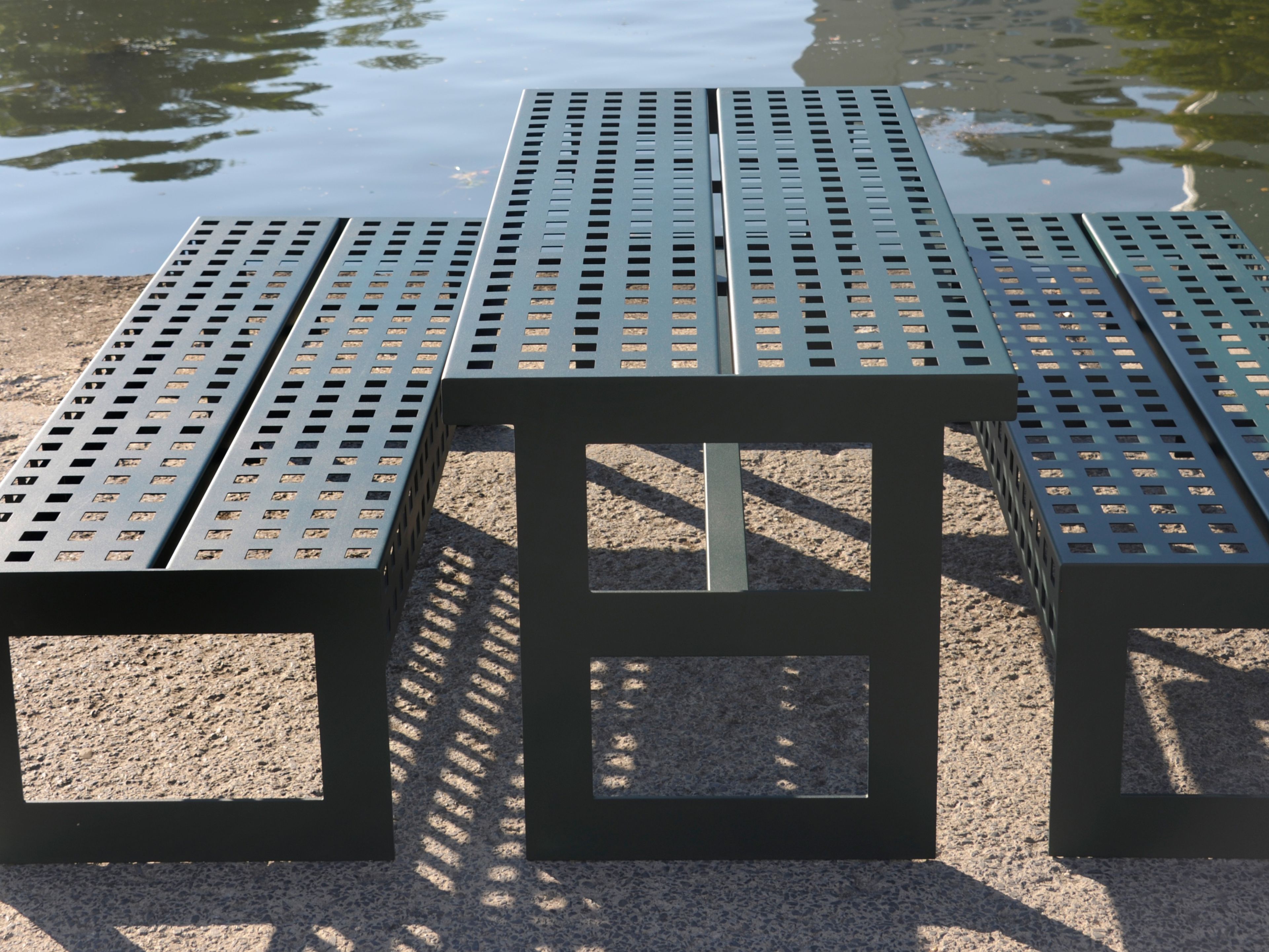 Прямоугольный стол из нержавеющей стали BENKERT BANKE Chalidor ARCH-00090695 - Вид №1