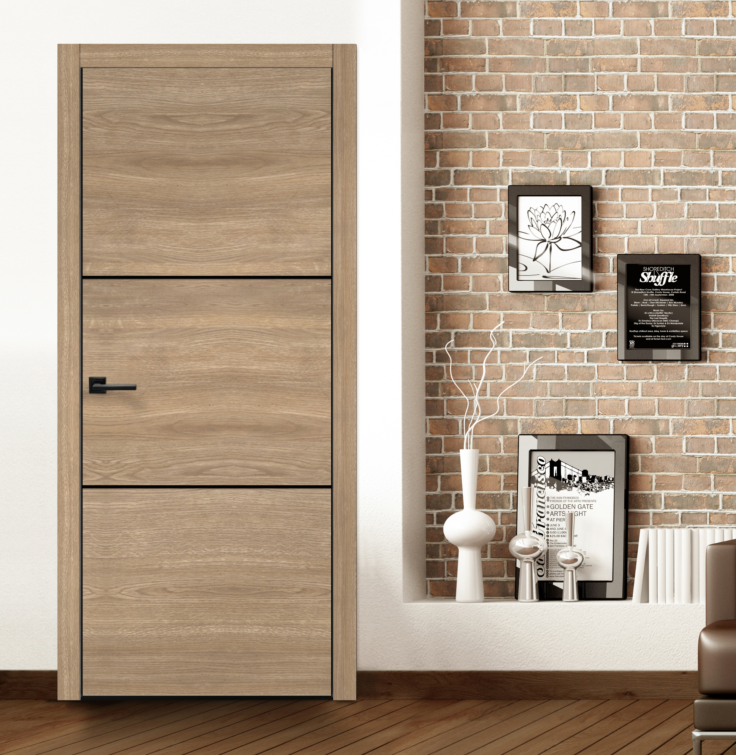 VELLDORIS Канзас - межкомнатная дверь с ПВХ покрытием 90×200 см 83577972 STLM-0042081 - Вид №5